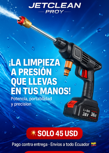 HIDROLAVADORA - JetClean Pro - LIMPIA Y AHORRA A UN SUPER PRECIO