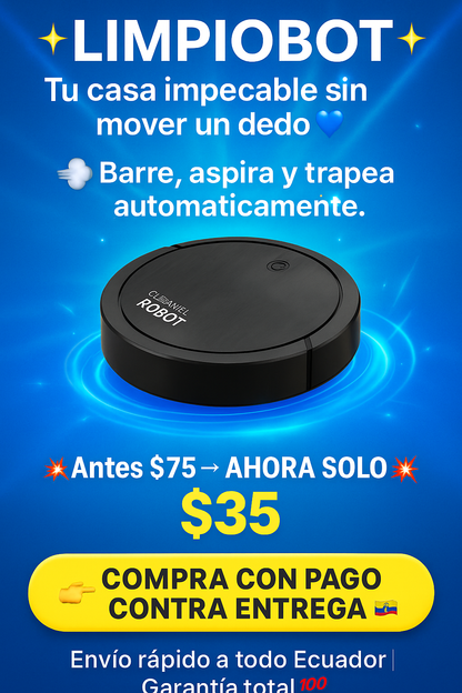 LimpioBot – Tu casa impecable sin mover un dedo